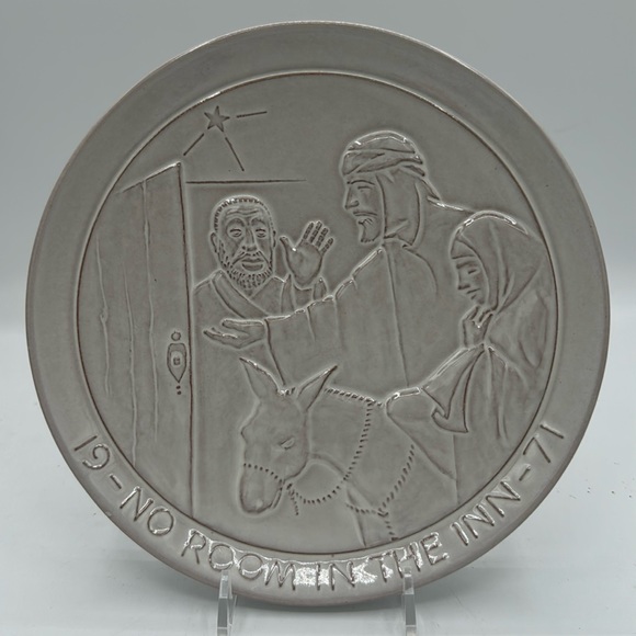 1971 Frankoma Christmas Plate - Picture 1 of 3